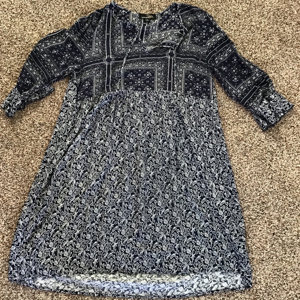 Super Cute Suzanne Betro Babydoll Dress Sz L